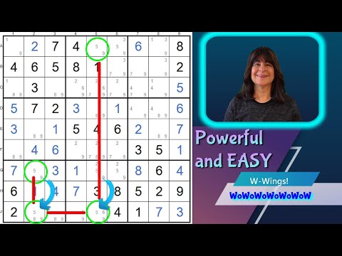 W-W-What's a W Wing?!!  Discover this SIMPLE yet Powerful strategy for Hard puzzles