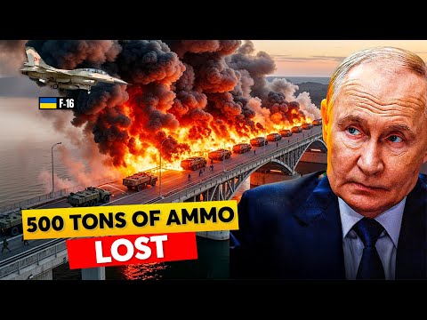 Ukraine Let Russian Convoys to Pass By Crimea Bridge - Then BLEW It Up