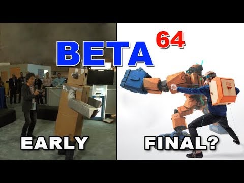 Beta64 - Project Giant Robot / Nintendo Labo (Robot Kit)??