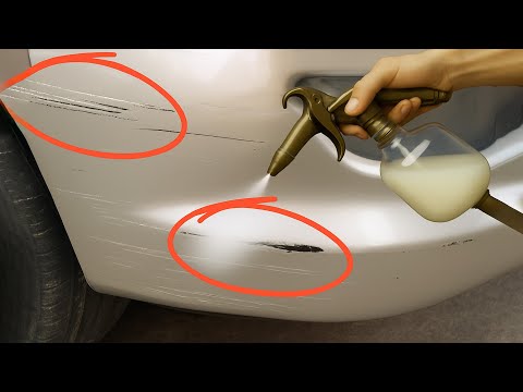 An easy way to remove car scratches in just 5 minutes! Like a brand-new car!