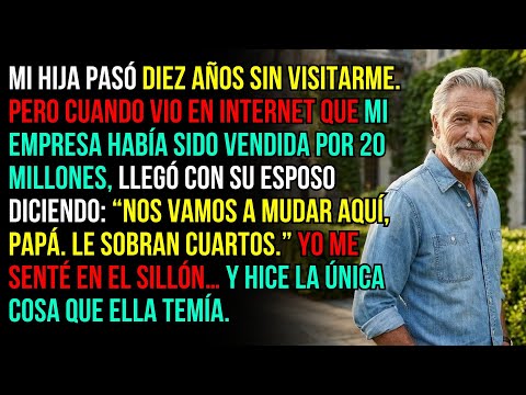 MI HIJA PASÓ AÑOS LEJOS, PERO AL VER LOS 20 MILLONES DE LA VENTA DE MI EMPRESA APARECIÓ EN MI CASA…
