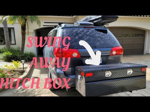 Add TONS of STORAGE W/ a Swing-Away Hitch Box!