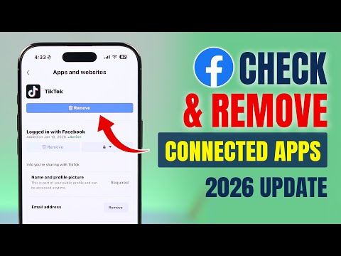 How to Check and Remove Connected Apps From Facebook! [Hidden Setting]