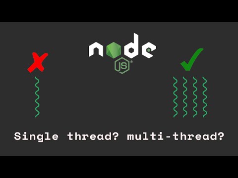 Node.js Architecture - is Node single threaded? multi threaded?