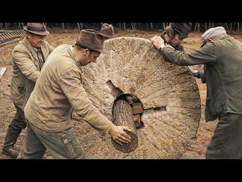 How a 3,000-Pound Millstone Gets Sharpened by Hand