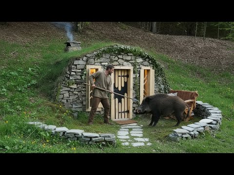 I built a dream shelter under a decaying old tree and lived there for 45 days.