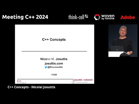 C++ Concepts - Nicolai Josuttis - Meeting C++ 2024