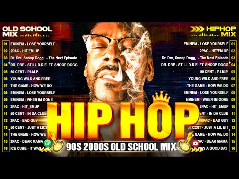 TOP OLD SCHOOL HIP HOP Ice Cube, Snoop Dogg,2Pac , Eminem, Dr. Dre, DMX, Xzibit, Method Man, 50 Cent