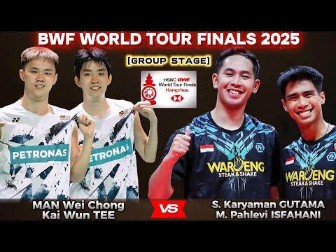 Man Wei Chong/Kai Wun Tee (MAS) vs Gautama/Isfahani (INA) | World Tour Finals 2025