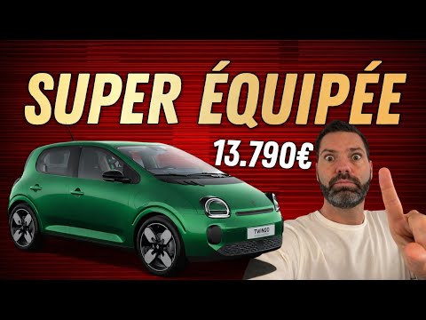 Je configure la Twingo 4 électrique : la version évolution est pas chère (très bien équipée)