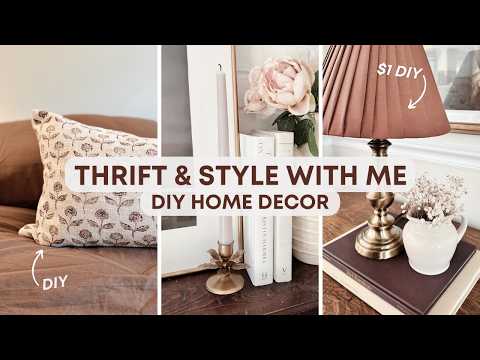 Thrifted vs Styled Home Decor DIYs | Cottage Inspired Decor On a Budget