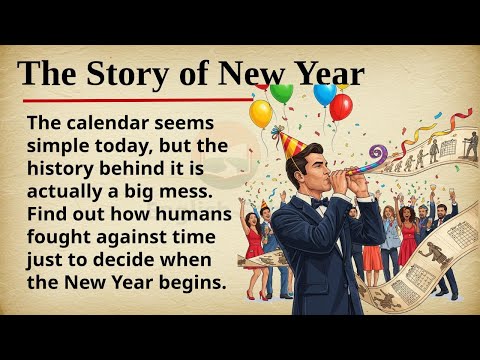 The Story of New Year || 🎆🗓️ Learn English Through Story Level 2 || Graded Reader 🎧