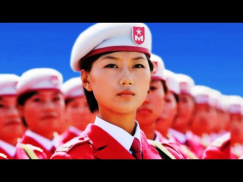 Hell march. Chinese girls on parade. How Chinese military women prepare for the parade