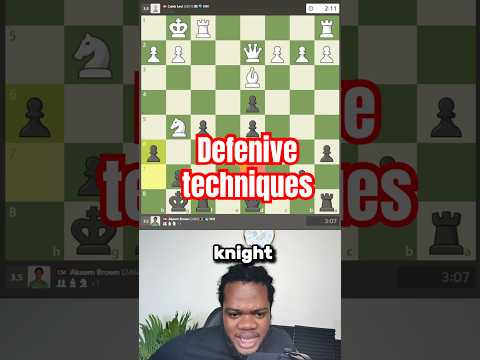 Defensive techniques in Chess #chess #chesscom #chesstips