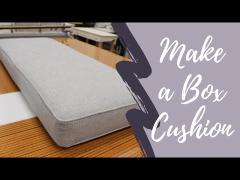 How to Make a Box Cushion Cover for a Cushion or Chair ✂️ DIY HOME DECOR