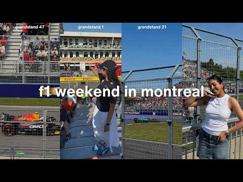 f1 weekend in montreal | my solo experience, grwm & f1 outfits