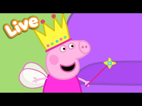 🔴 LIVE 24/7: Peppa Pig Playtime Fun! 👗🌈 | Peppa Pig's Pretend Play | FULL EPISODES