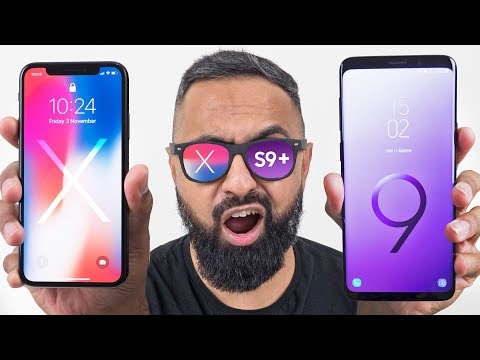 Samsung Galaxy S9 Plus vs iPhone X