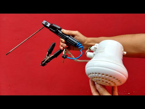 maquina de SOLDA feita com CHUVEIRO ou ducha