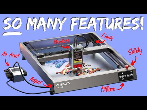 Creality Falcon2 22W Laser Engraver/Cutter: Perfect for Beginners!