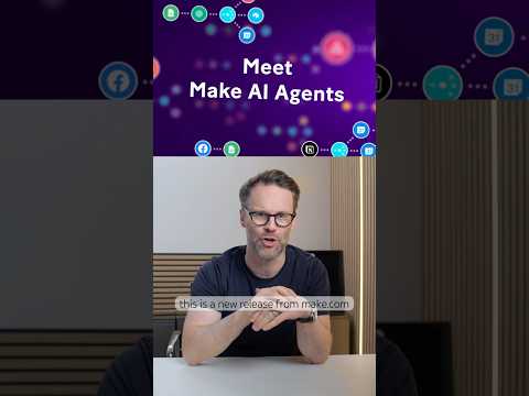 Overwhelmed? Make.com’s AI Agents just Arrived! #ai #automation