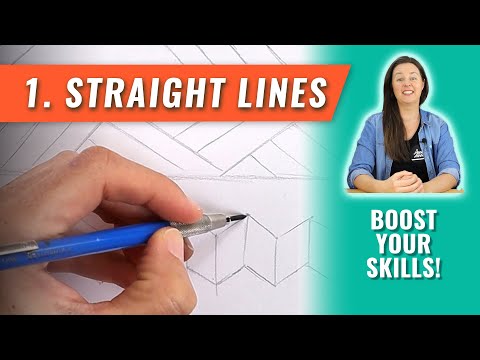 Get Better At Drawing Straight Lines With These Easy Exercises For Beginners | Boost Your Skills 1