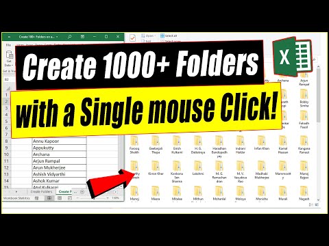 How to create more than 100 Folders with a Single Click