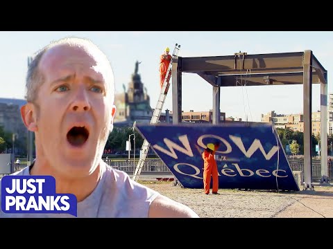 Did That Just Fall On His Head? 😱 | Just Pranks