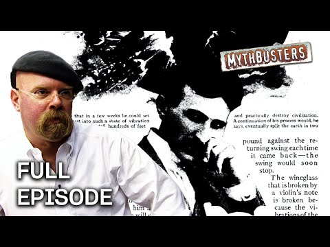 Recreating Tesla's Earthquake Machine! | MythBusters | S3 E20 | Full Episode