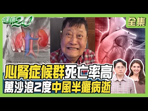 心衰竭5成有腎病 心腎症候群死亡率高！ 心房顫動慎防 腎中風 2招養心補腎！ 健康2.0 20230806【完整版】江坤俊 韋汝 方華章 林謂文 吳明珠 洪素卿 潘瑋翔 @tvbshealth20