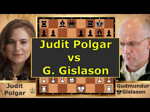 JUDIT POLGAR vs GUDMUNDUR GISLASON – Dragon Destroyed! ♟🔥#juditpolgar #gudmundurgislason #chess
