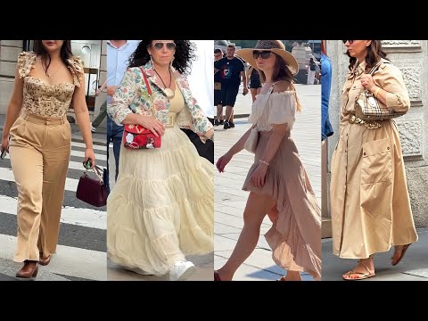 SUMMER 2025 ITALIAN STREET FASHION 🇮🇹 HOW TO STYLE LIKE MILAN FASHIONISTAS | LUXURY SHOPPING TRENDS