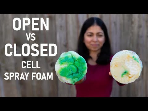 Open vs Closed Cell Spray Foam Insulation | What's the difference?