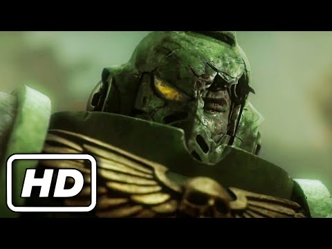 Space Marine Destroys Necron Deathmark - Warhammer 40K | 4K Fight Scene (2024)