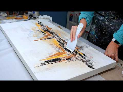 See How This Blank Canvas Evolves -  Letting the Art Lead