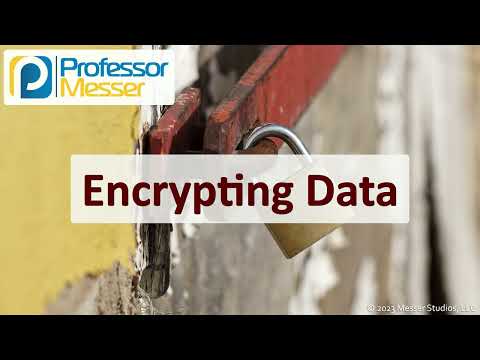 Encrypting Data - CompTIA Security+ SY0-701 - 1.4