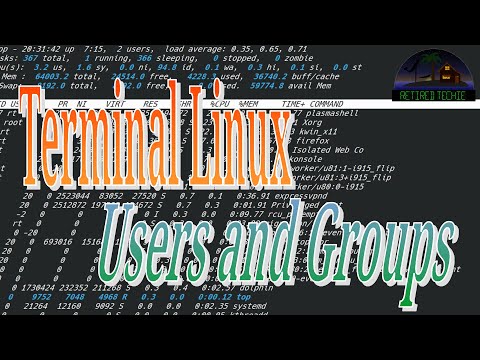 Terminal Linux Users and Groups