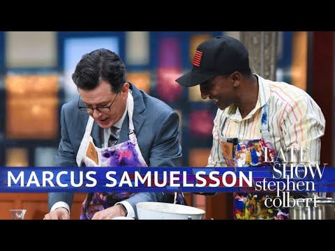 Marcus Samuelsson Makes Fried Chicken With Crickets