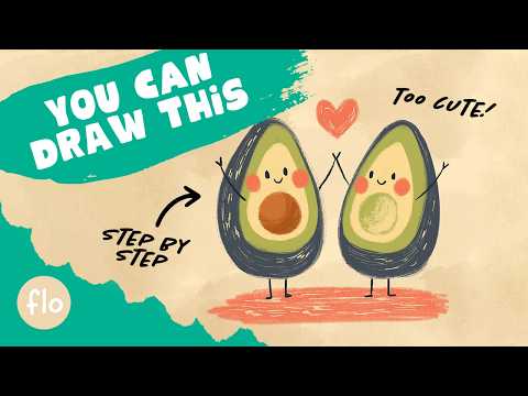 🥑 Draw These Happy Avocados in Procreate (So Easy!)