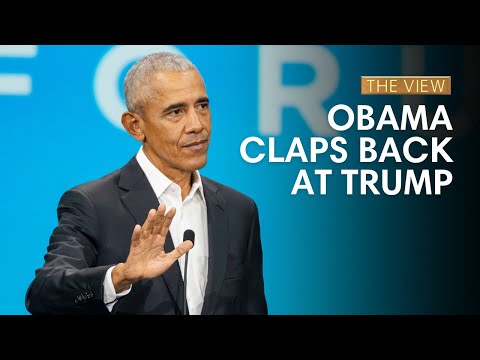 Obama Claps Back At Trump | The View
