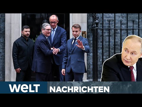 PUTINS KRIEG – Friedensplan für Ukraine: „Das Schicksal Europas“ – Friedrich Merz mahnt in London