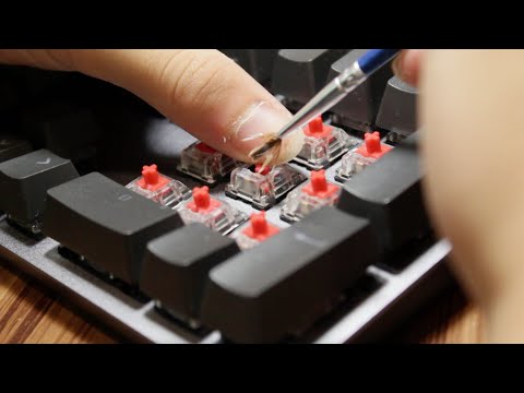 Logitech K845 Upgraded via "The Lazy Lube Method"