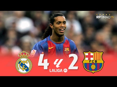 Real Madrid 4 x 2 Barcelona ● La Liga 04/05 Extended Goals & Highlights ᴴᴰ