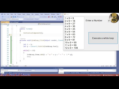 C# While Loop Tutorial for Beginners