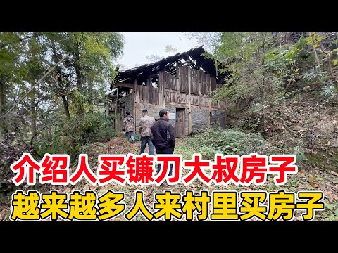 介绍人买镰刀大叔房子,村里的房子因为李俊全部升值了,都想来买房养老