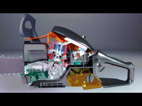 How does a chainsaw work