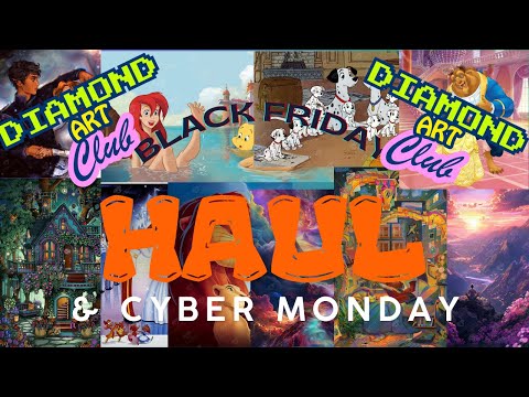 Black Friday Haul - Diamond Art Club!
