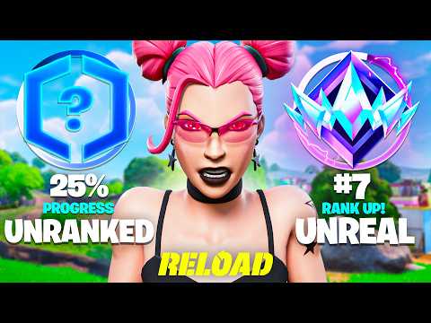 I Tried Hitting UNREAL Rank In 24 HOURS! (Fortnite Reload)