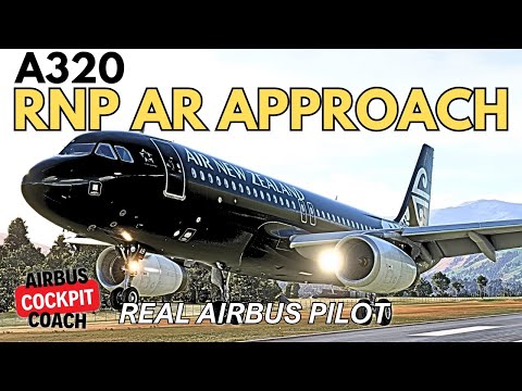RNP AR Approach in the A320 | Real Airbus Pilot Tutorial in MSFS 2024