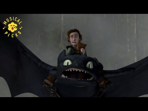 Hiccup Soars Through the Sky with Toothless | How to Train Your Dragon